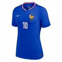 France Kylian Mbappe #10 Replica Home Shirt Ladies Euro 2024 Short Sleeve